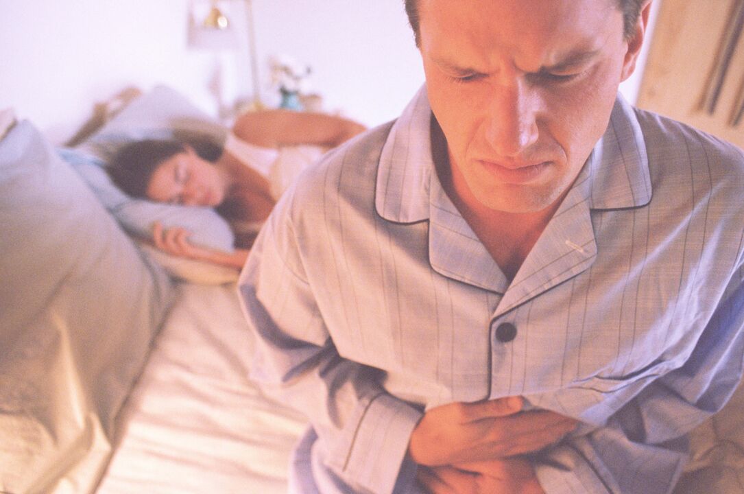 Schlaflosigkeit und Schmerzen bei Prostatitis