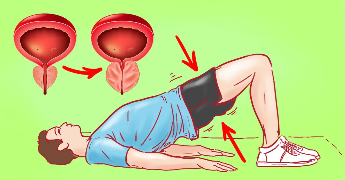 gymnastische Übungen für Prostatitis
