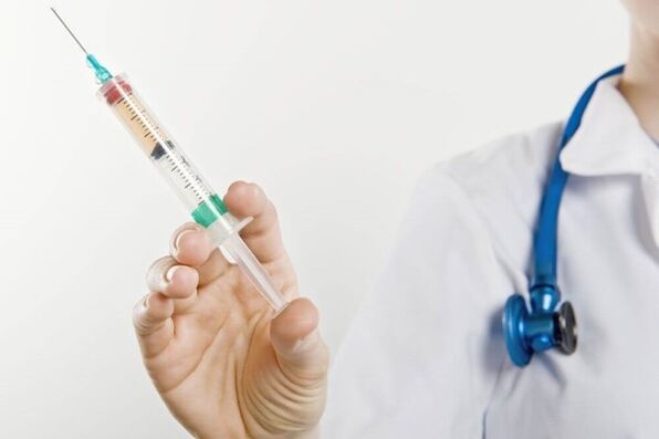Injektion zur Behandlung von Prostatitis