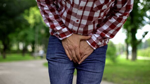 Symptome einer Prostatitis bei einem Mann